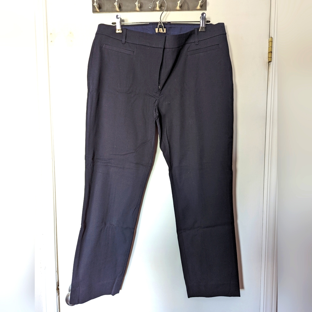 J. Crew Factory navy stretch pant - Size 14S - NWT